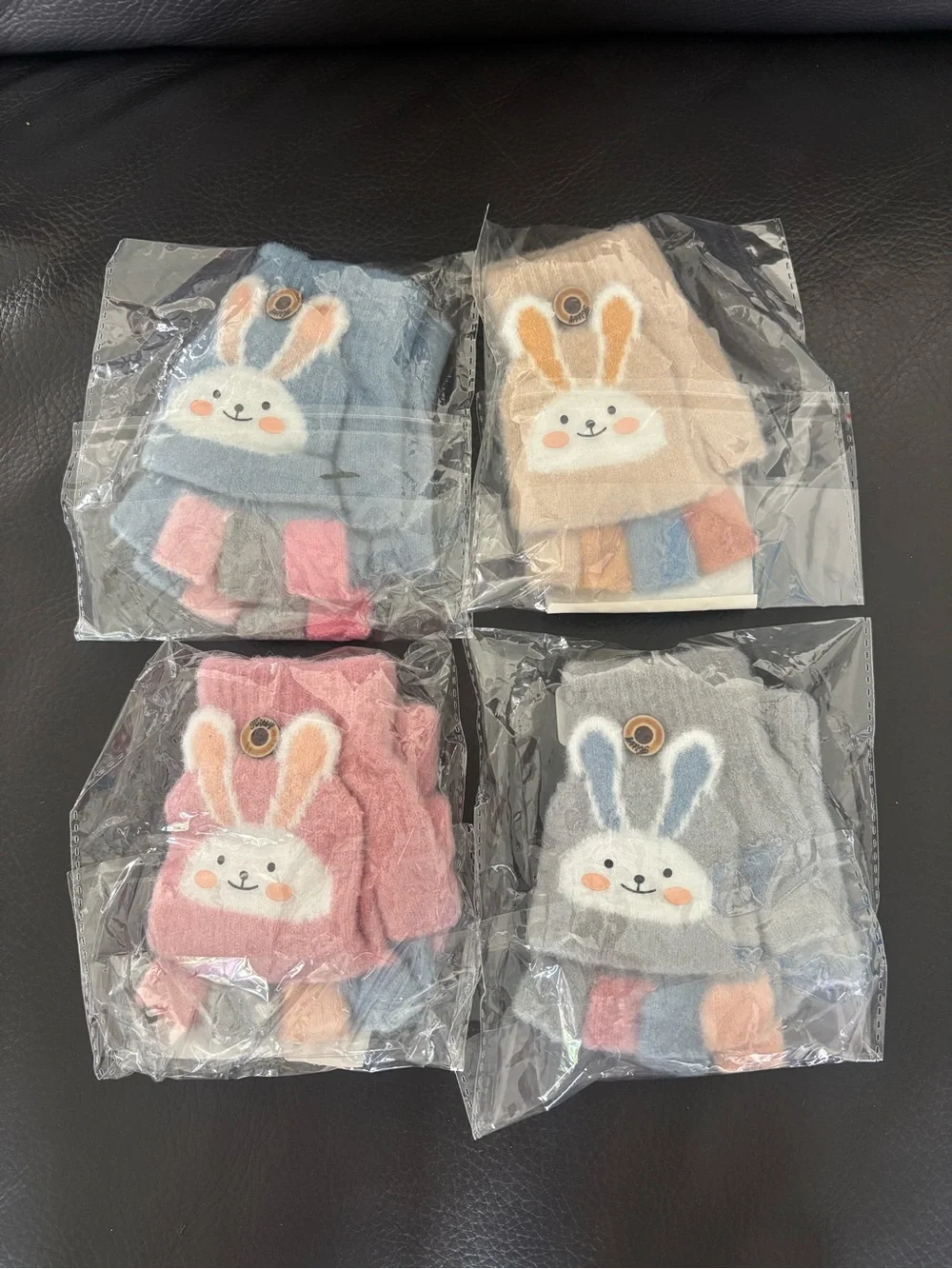 Toddler Girl’s Bunny Convertible Glove Mitten - pick 1